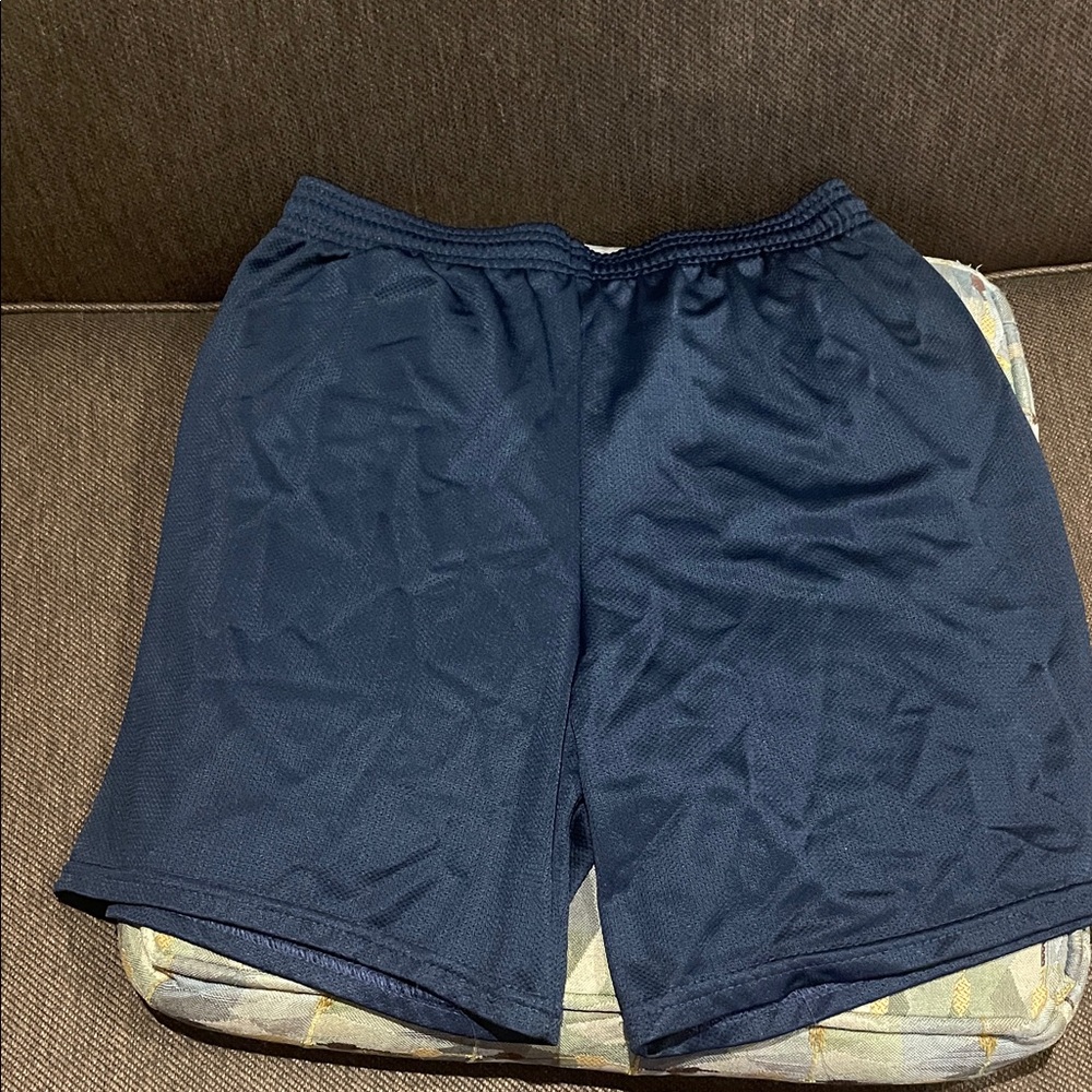Men's Athletic Mesh Shorts in Navy - Comfortable Training Wear